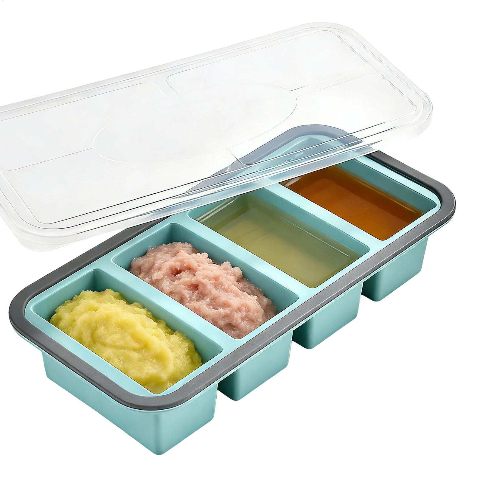 Meal Prep Rice - Silicone Freezer Molds Reusable Freezing Containers
