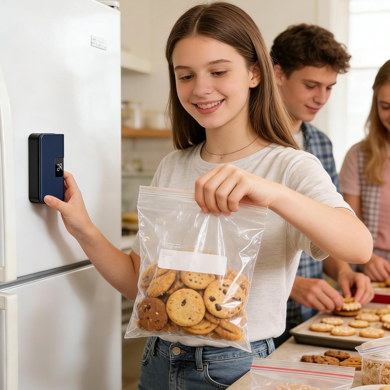 Meal Prep Freezer - Mini Bag Resealer LED Display Portable
