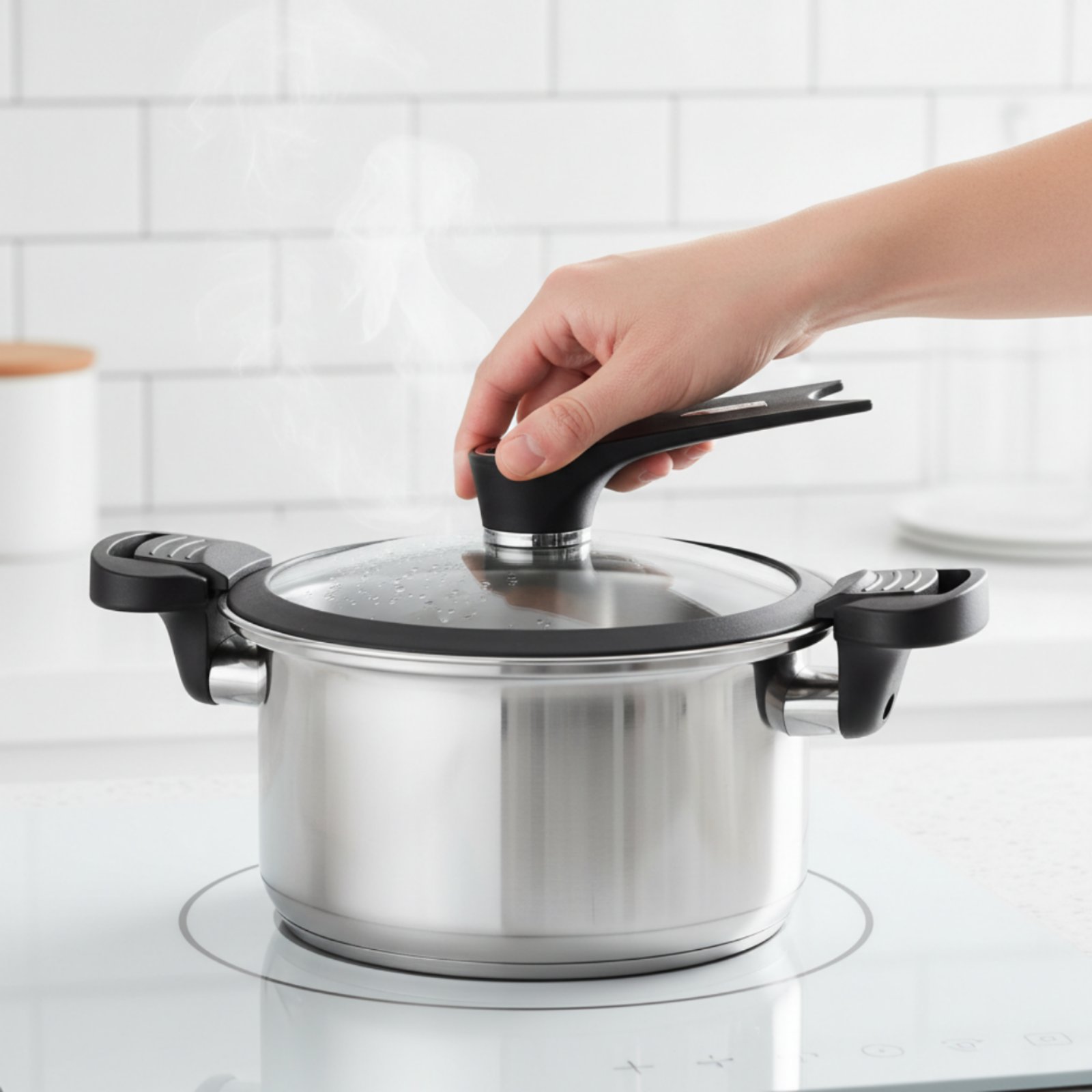 Meal Prep Healthy - 304 Steel Pressure Pot Induction Compatible