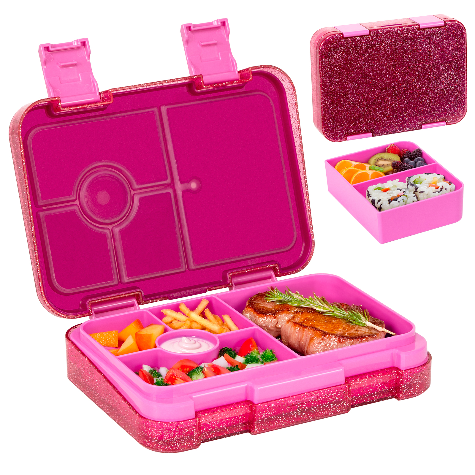 Meal Prep Box - Glitter Style Kids Bento Lunch Box