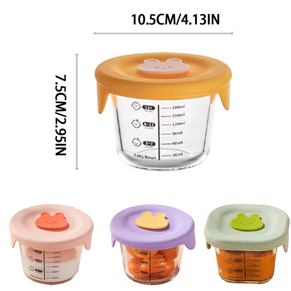 Meal Preparation - 4 PCS Mini Glass Bowl with
