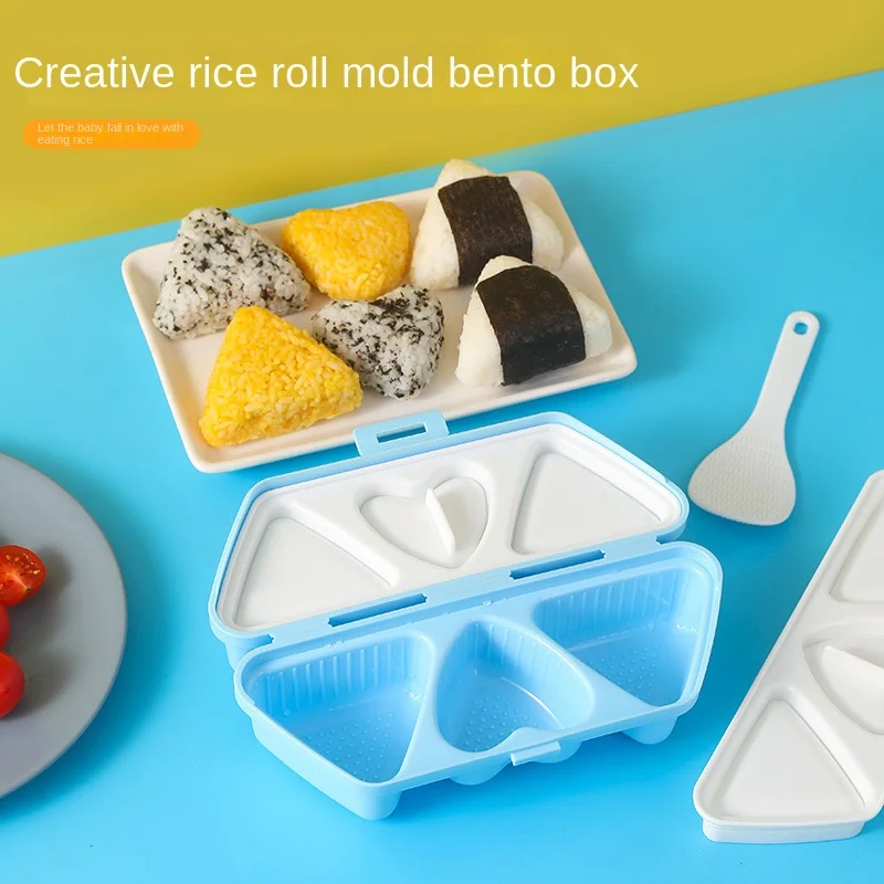 Meal Prep Rice - Folding Portable Triangle Love Sushi Rice