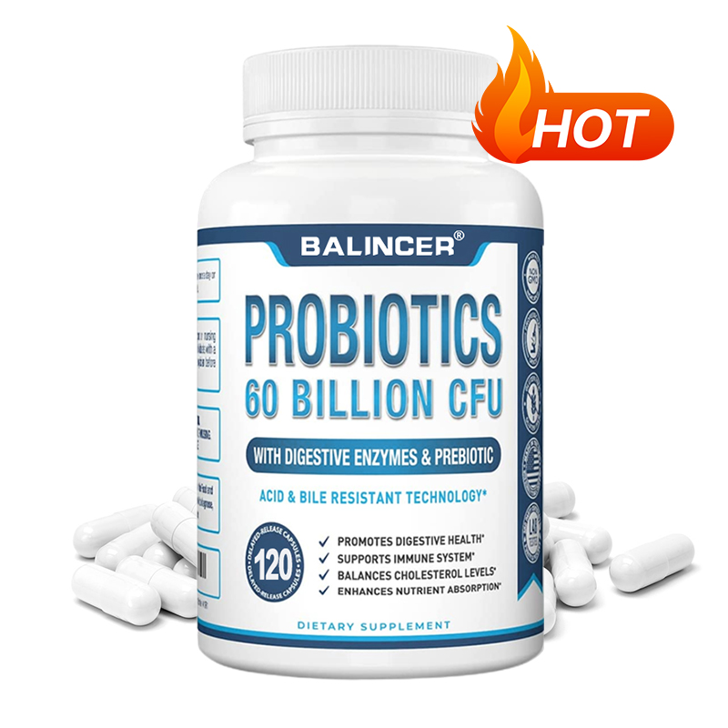 Meal Prep Co - Digestive Enzyme Complex, Probiotic Supplement 60