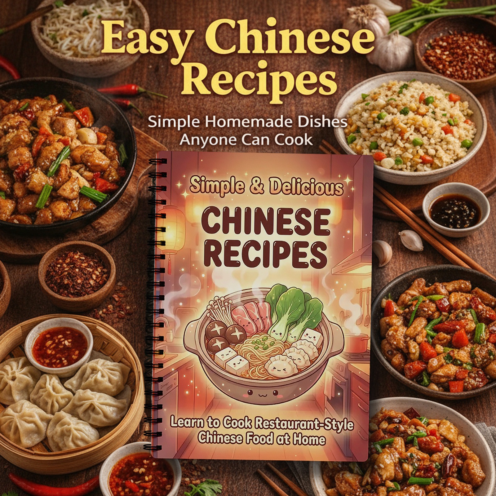 Meal Prep Healthy - Chinese Home Cooking Recipe Notebook Step