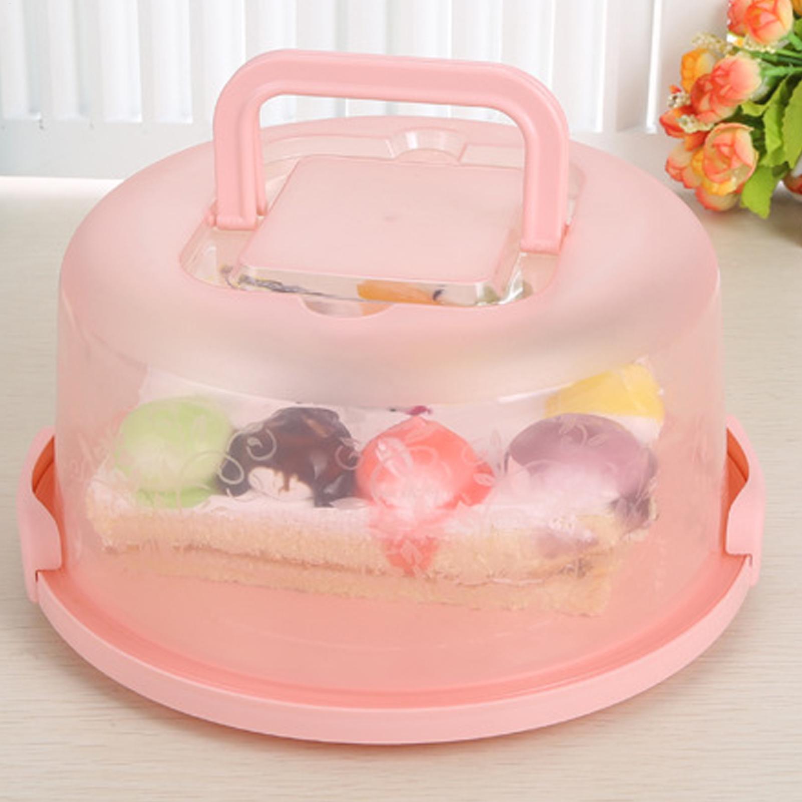 Meal Prep Box - Handheld Cake Carrier Reusable Airtight Box