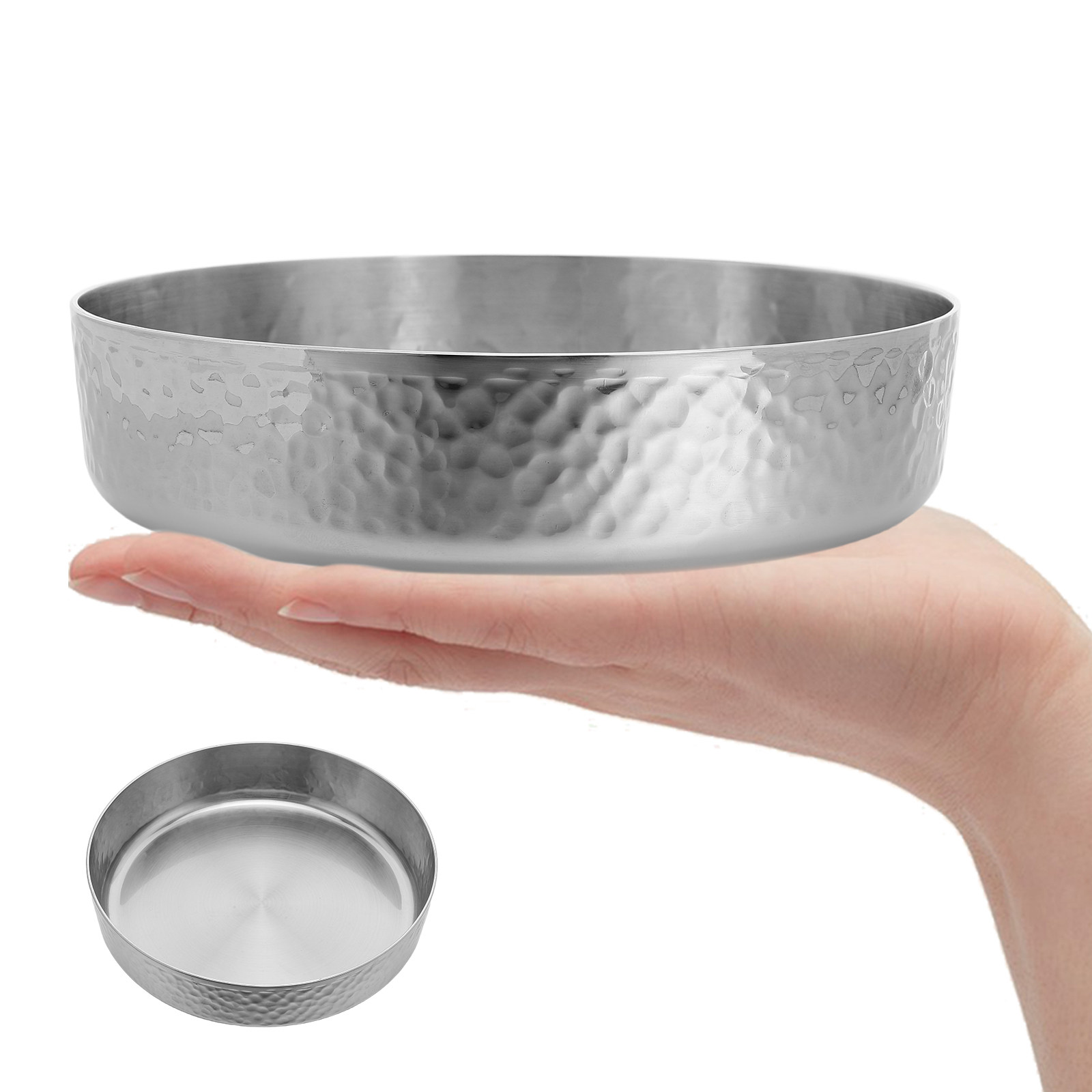 Meal Prep Rice - Hammered Finish Stainless Steel Soup Salad