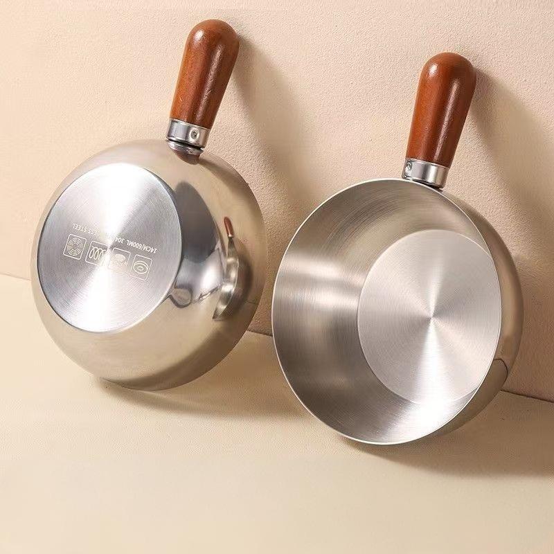 Meal Preparation - Sleek Stainless Steel Individual Noodle Pot,