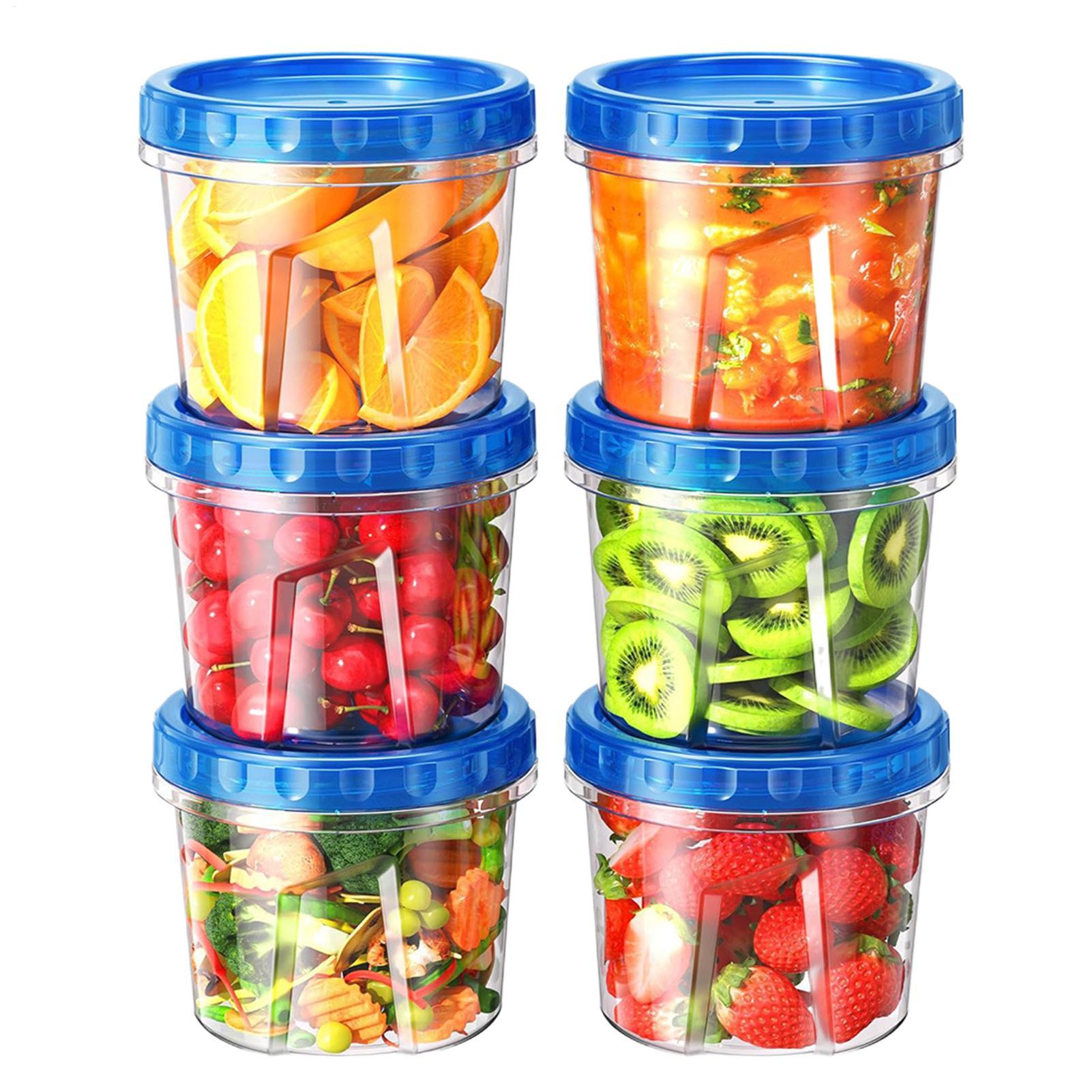 Meal Prep Box - Freezer Storage Containers 16oz 6 Piece