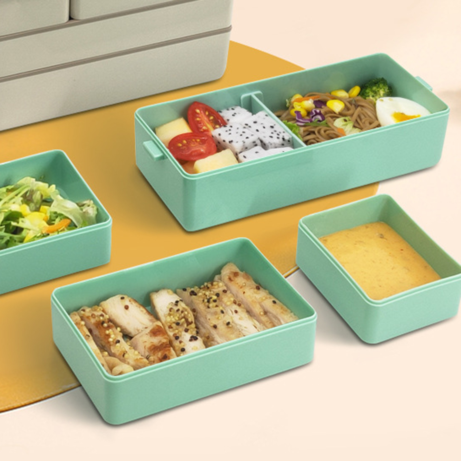 Meal Prep For Weight Loss - Plastic Lunch Box Microwave Safe for