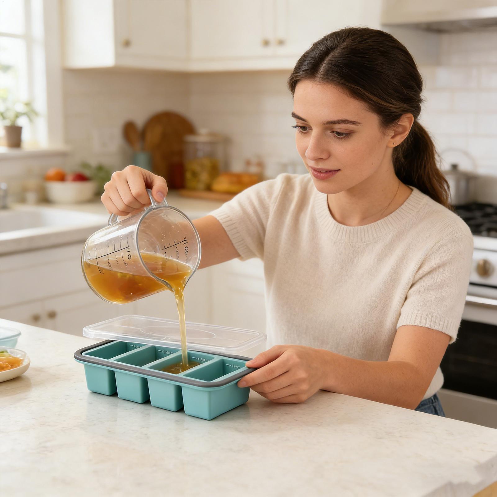 Silicone Freezer Molds Reusabl - Meal Prep Rice 评论和价格