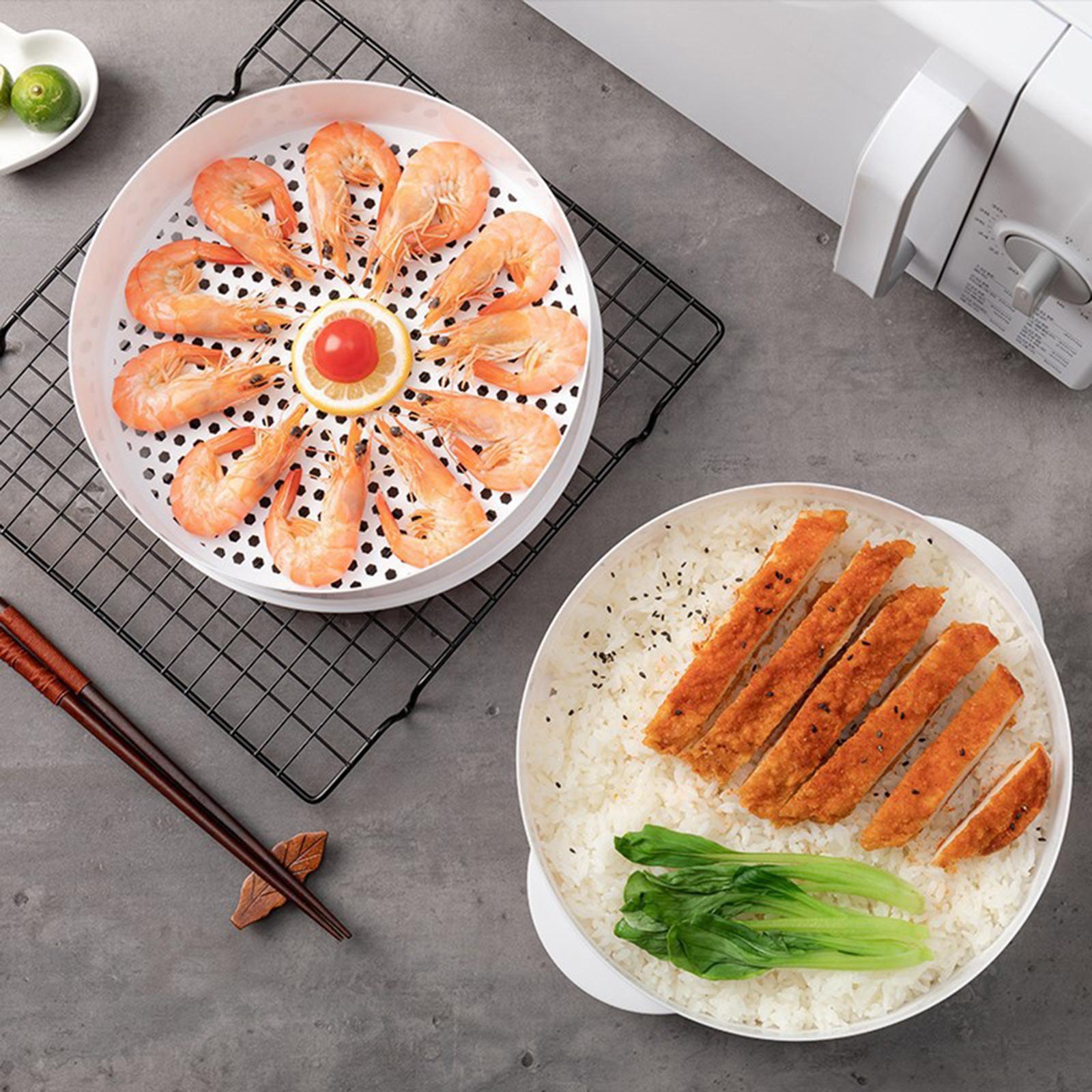 Stackable Microwave Food Steam - Meal Prep Healthy 评论和价格
