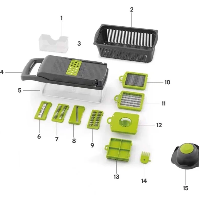 1-Pack Vegetable Slicer Set -  - Meal Prep Healthy 评论和价格