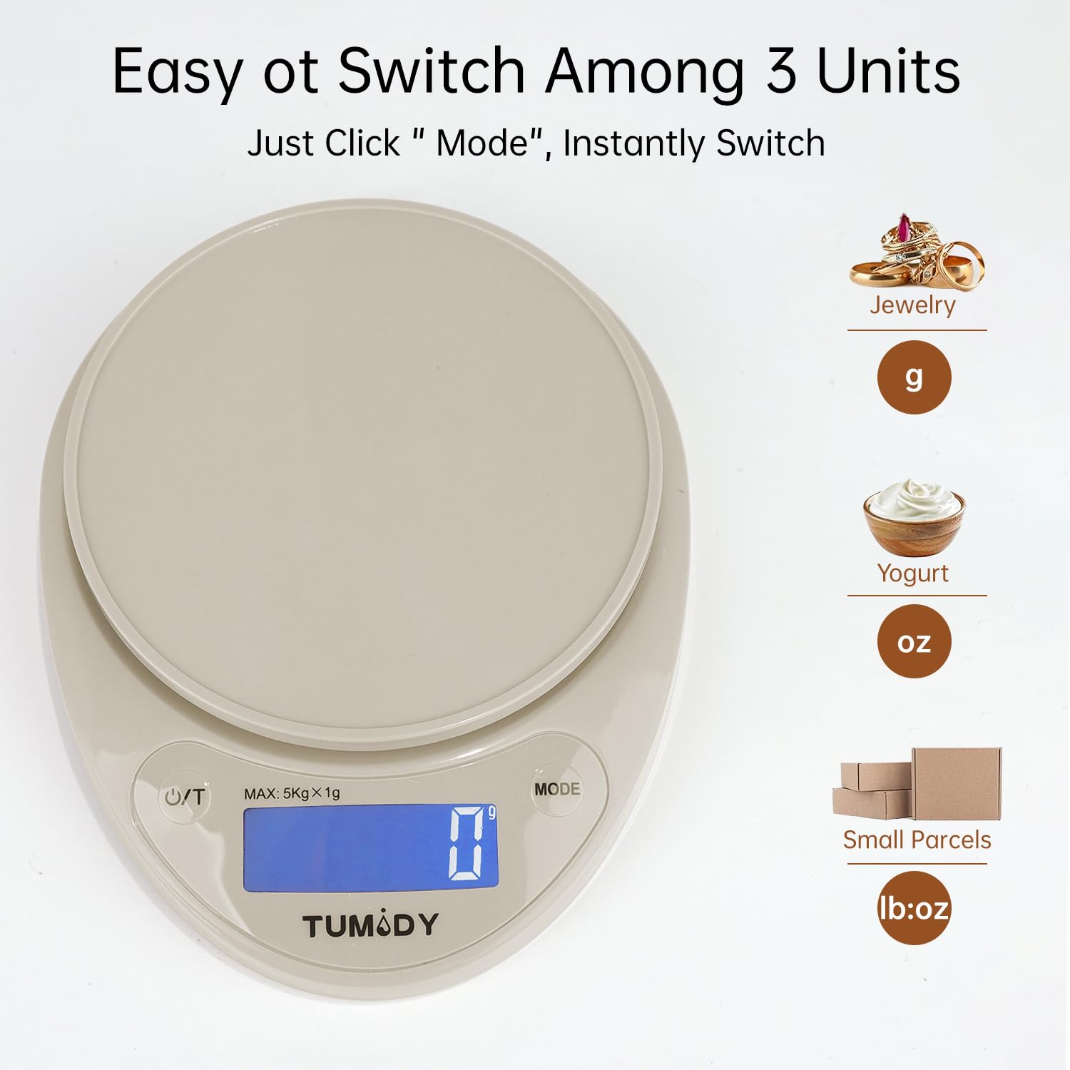 Small Digital Kitchen Scale Fo - Meal Prep For Weight Loss 评论和价格