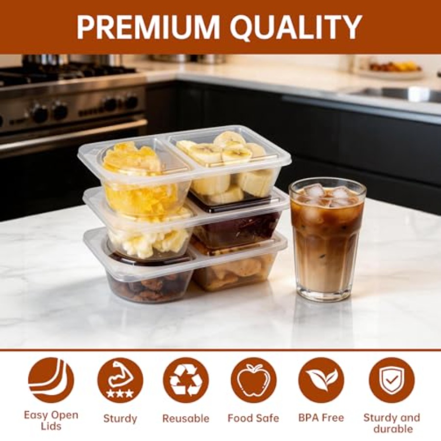 Reusable Snack Containers with - Meal Prep Co 评论和价格