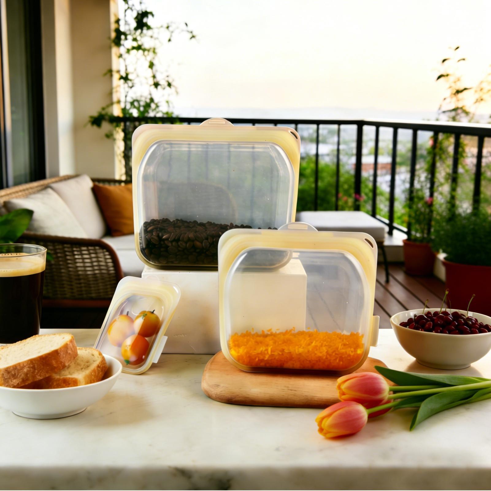 Reusable Freezer Bags 3 Pieces - Meal Prep Freezer 评论和价格