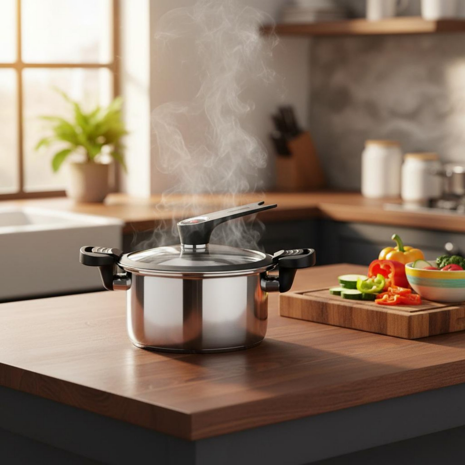 304 Steel Pressure Pot Inducti - Meal Prep Healthy 评论和价格