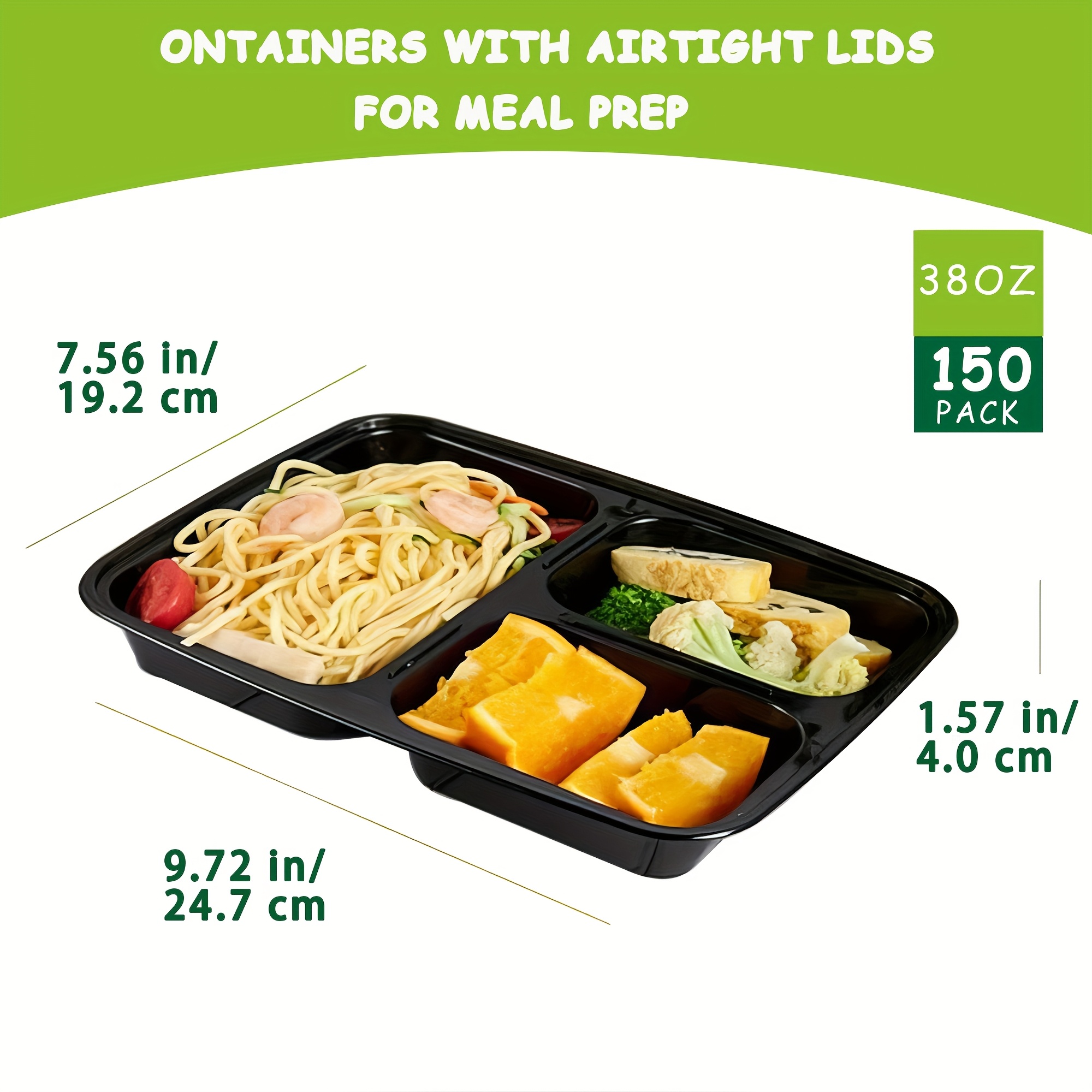 300pcs Meal Prep Containers 15 - Meal Prep Box 评论和价格