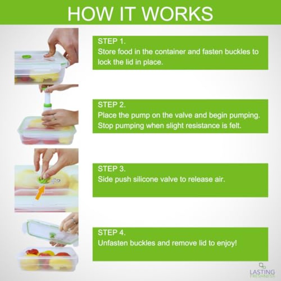 Vacuum Seal Food Storage Conta - Meal Prep Co 评论和价格