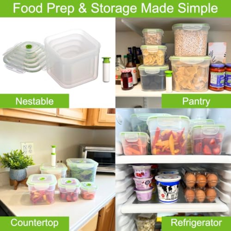 Vacuum Seal Food Storage Conta - Meal Prep Co 评论和价格