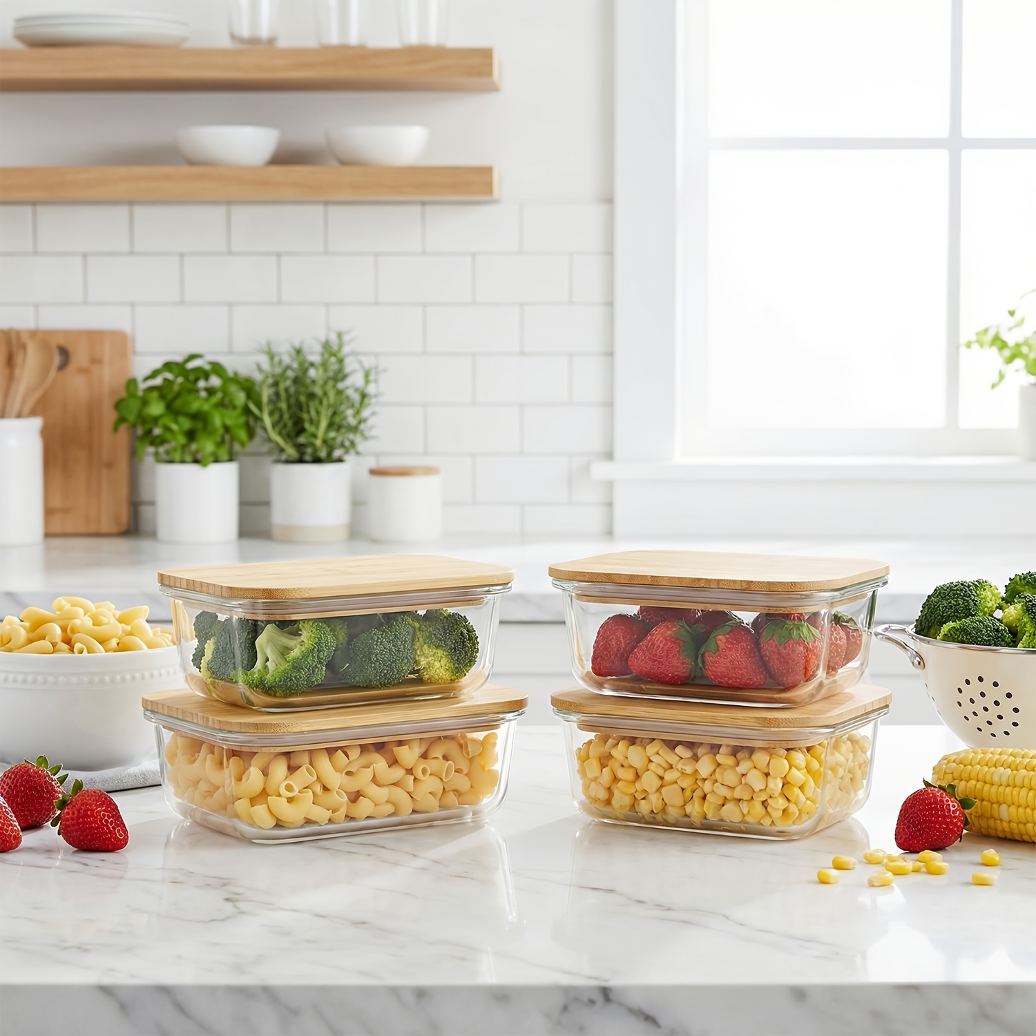 8pcs(4pcs Containers And 4pcs  - Meal Prep Freezer 评论和价格