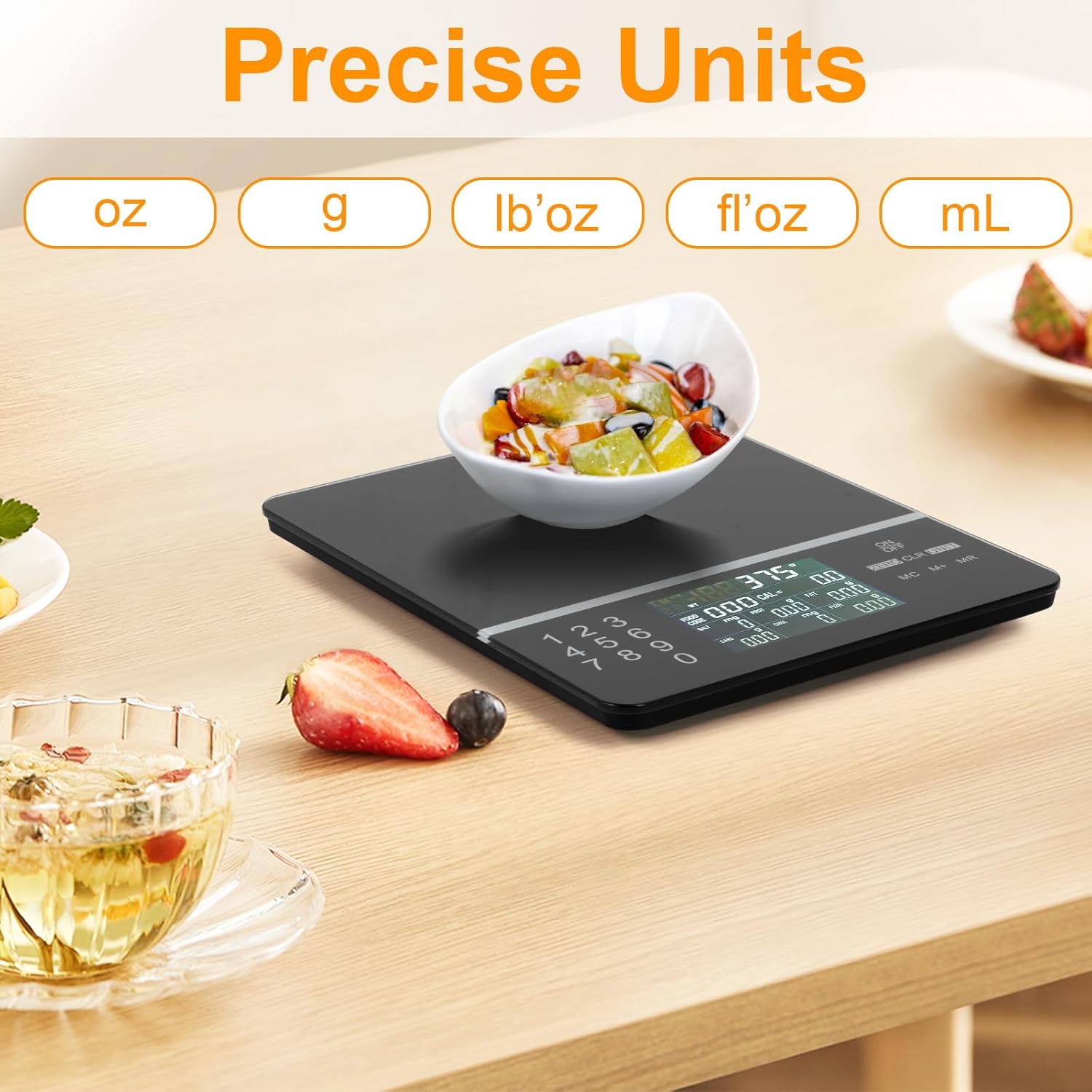 Food Scale with Nutritional Ca - Meal Prep For Weight Loss 评论和价格