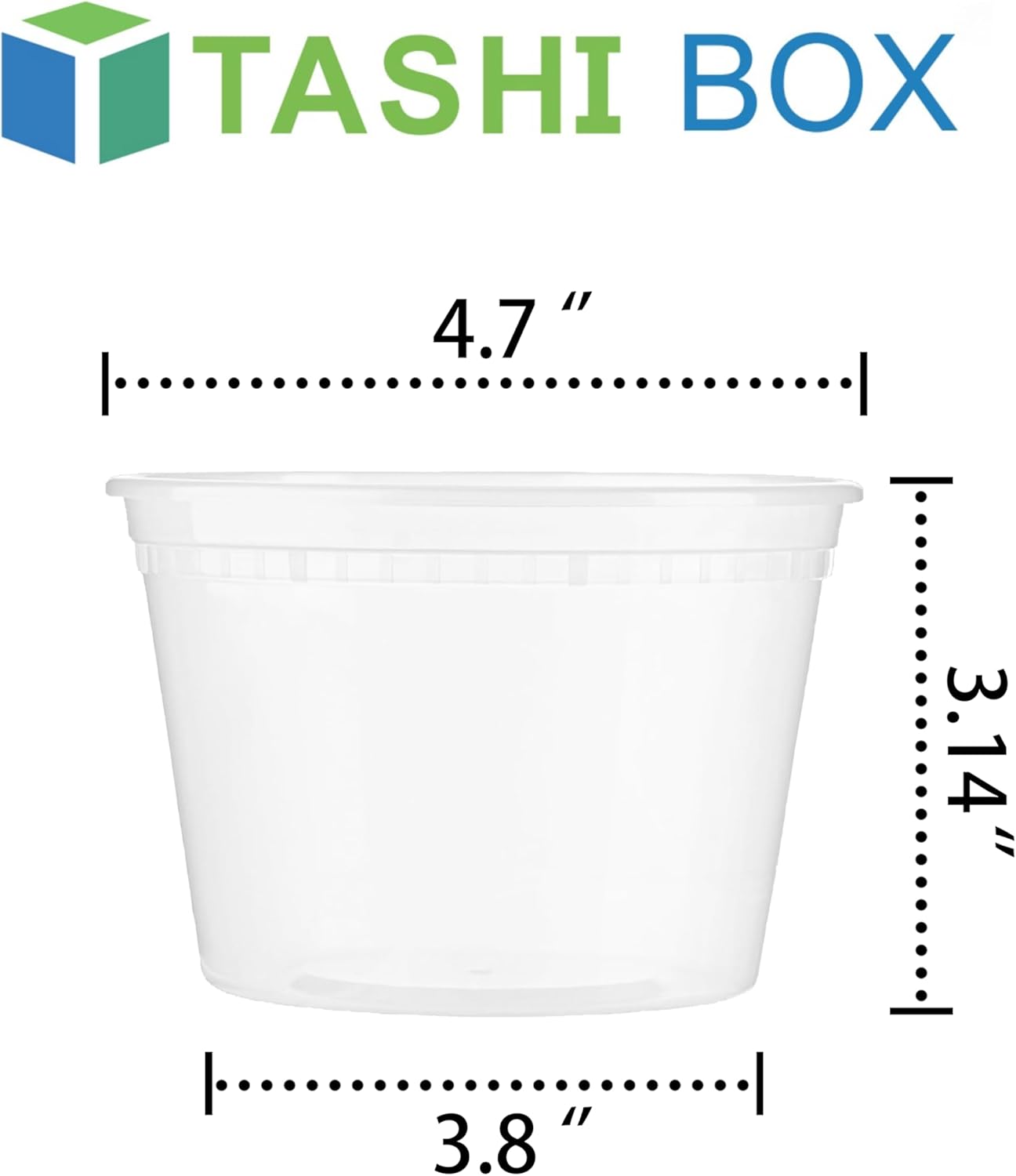 50 Sets 16 oz Plastic Deli Con - Meal Prep Freezer 评论和价格