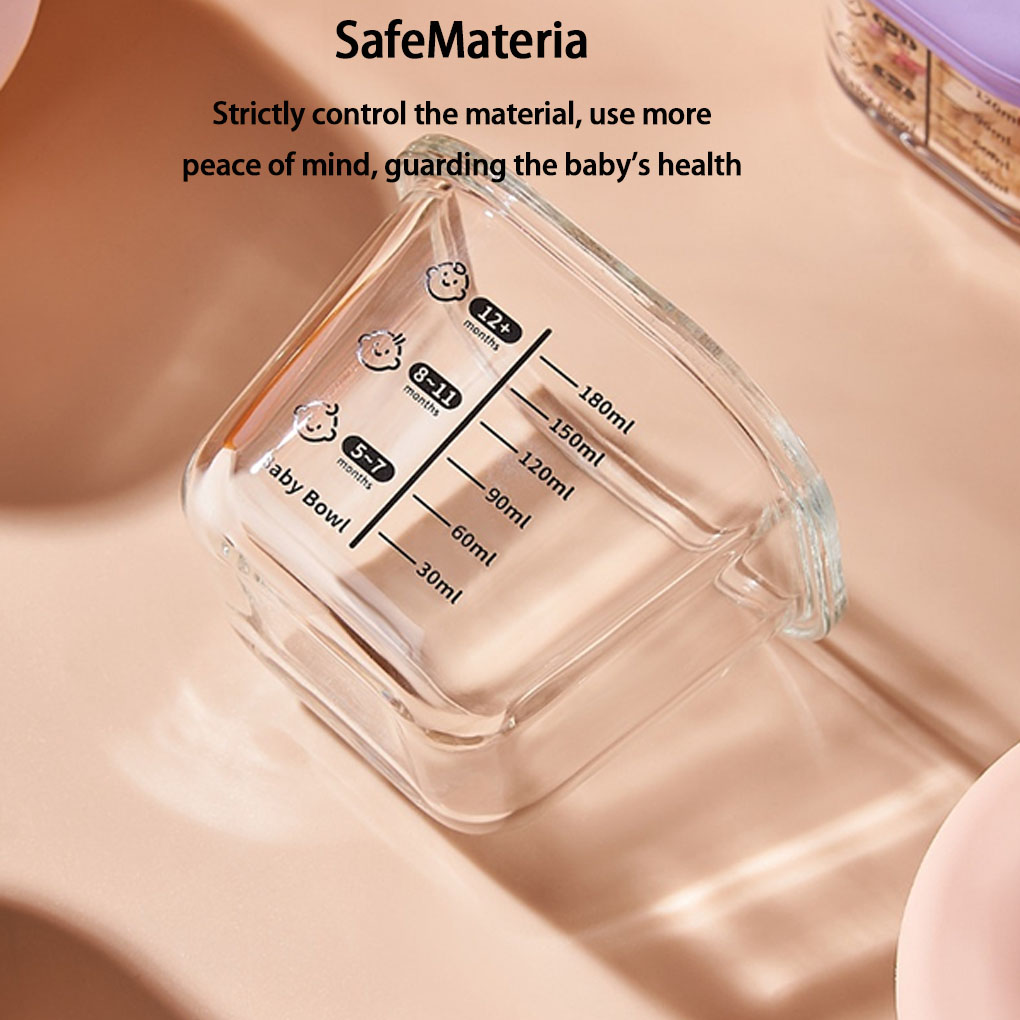 4 PCS Mini Glass Bowl with Sil - Meal Preparation 评论和价格