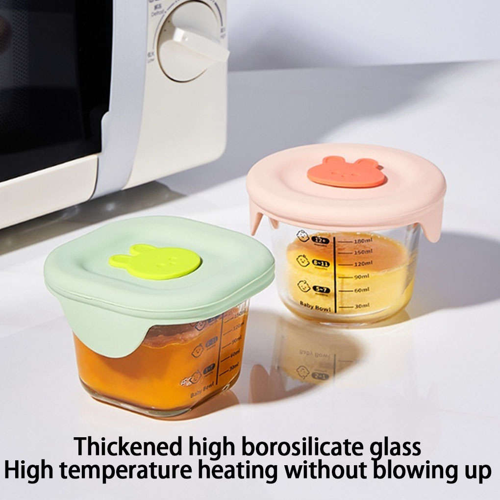 4 PCS Mini Glass Bowl with Sil - Meal Preparation 评论和价格