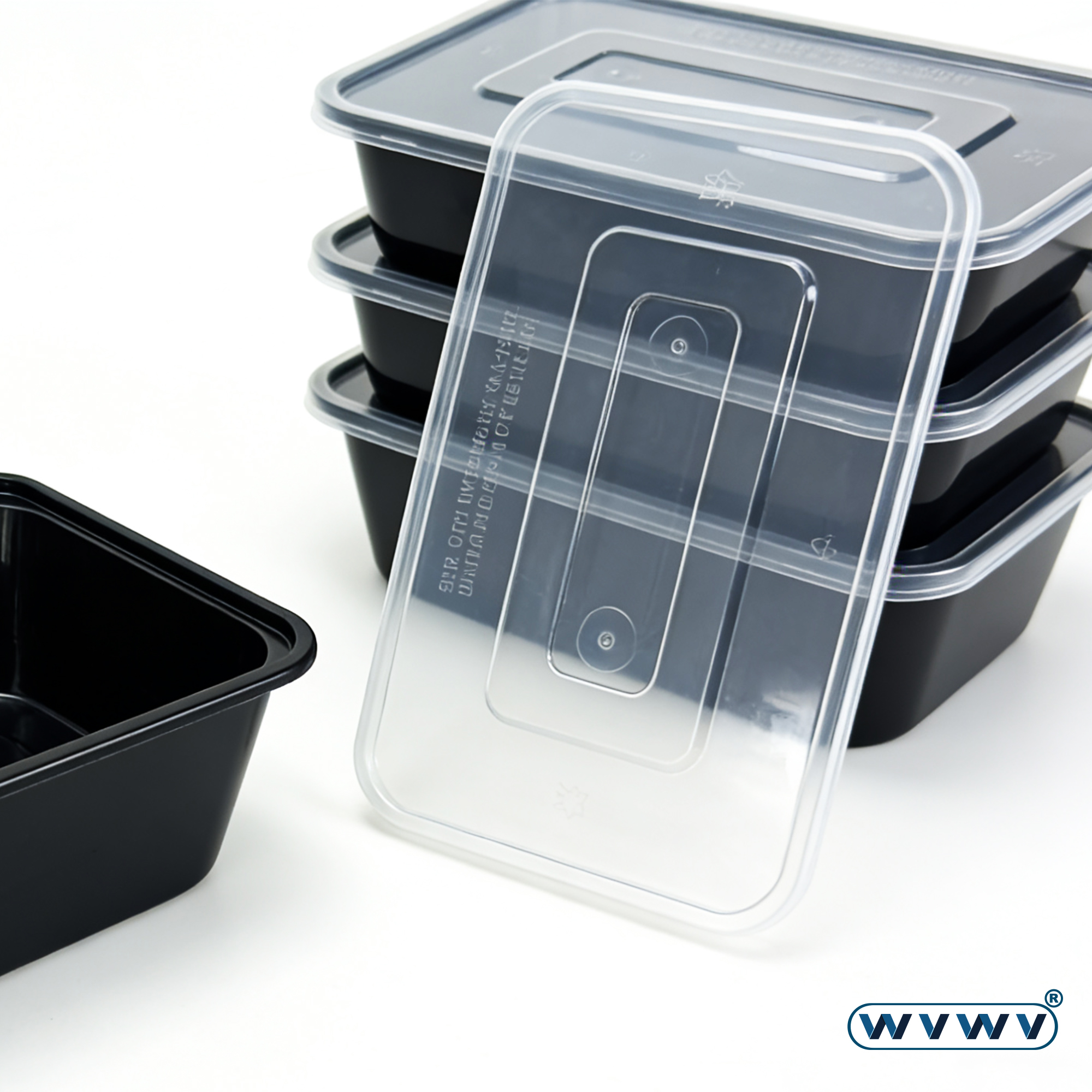 10/50Pcs 20Oz/600Ml Black Lunc - Meal Preparation 评论和价格