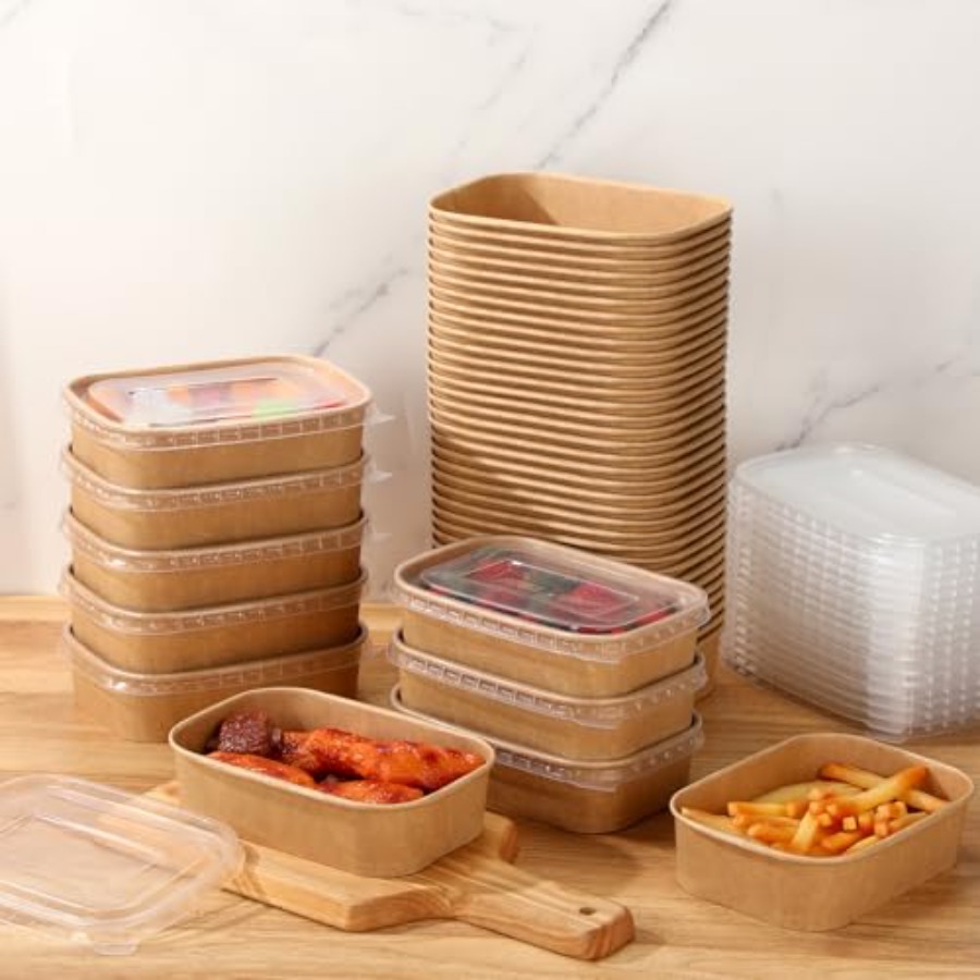 50 Pack Disposable Food Contai - Meal Prep Yogurt Bowl 评论和价格