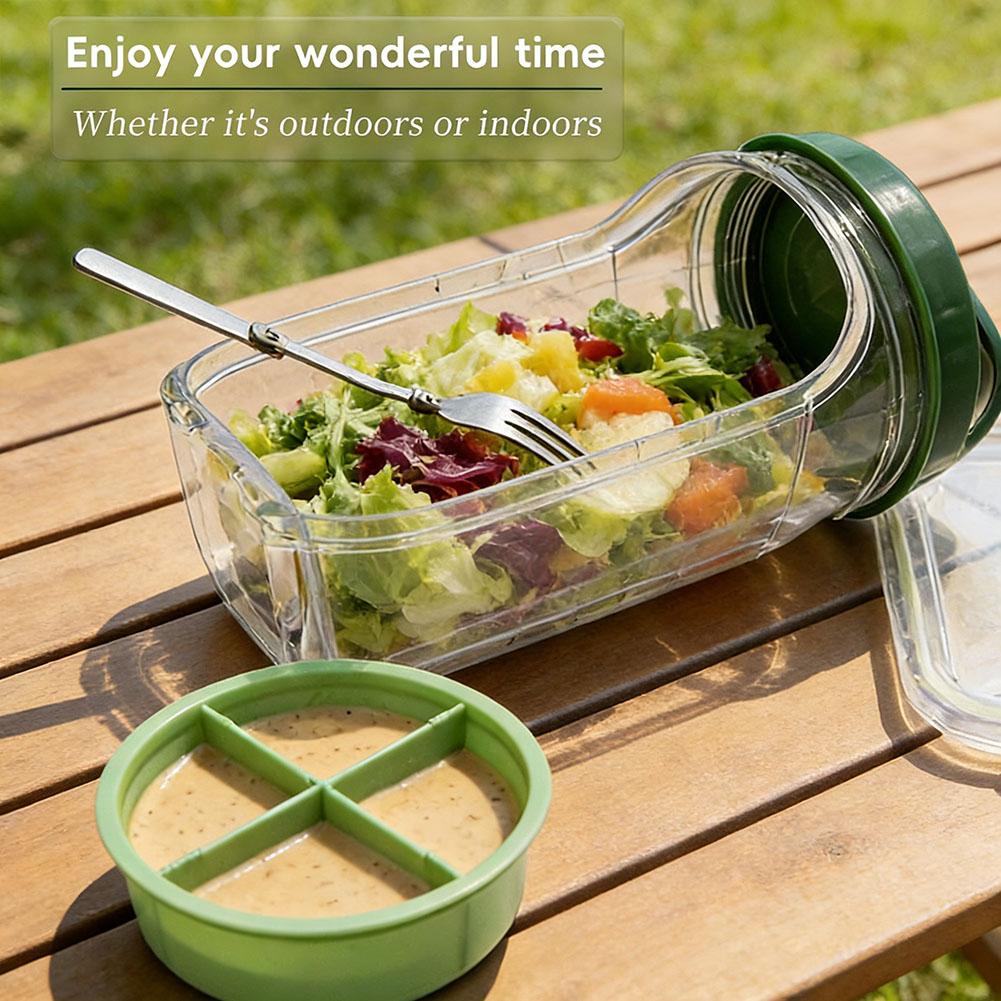 Portable Salad Cup with Sauce  - Meal Prep Box 评论和价格