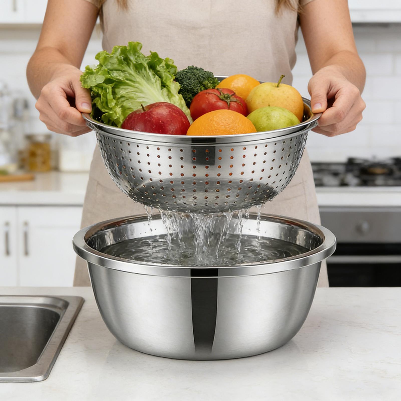 Stainless Steel Colander Strai - Meal Prep Rice 评论和价格
