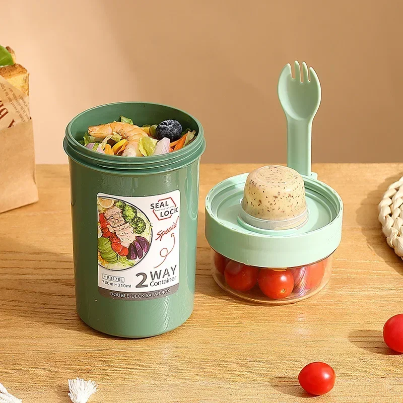 Bento Lunch Box Salad Oatmeal  - Meal Prep Box 评论和价格