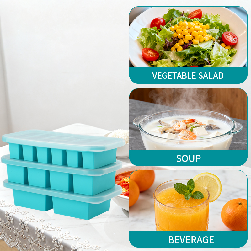 2 or 3-piece Silicone Freezer  - Meal Preparation 评论和价格
