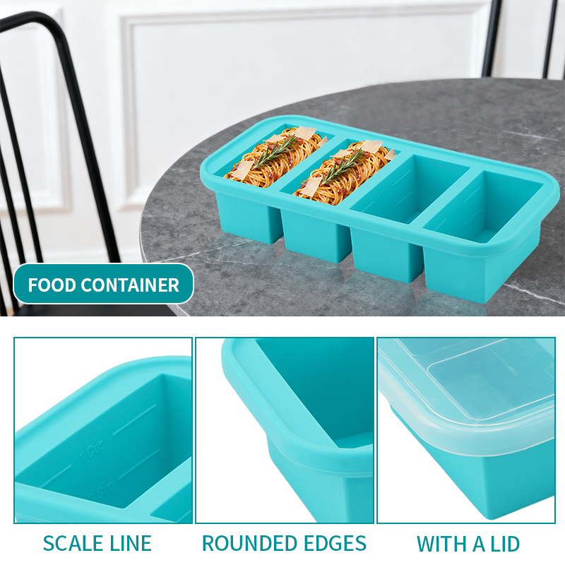 2 or 3-piece Silicone Freezer  - Meal Preparation 评论和价格