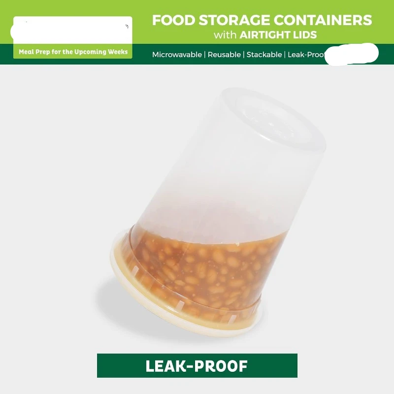 [24 Set] 8oz-32 Oz Plastic Del - Meal Prep Freezer 评论和价格