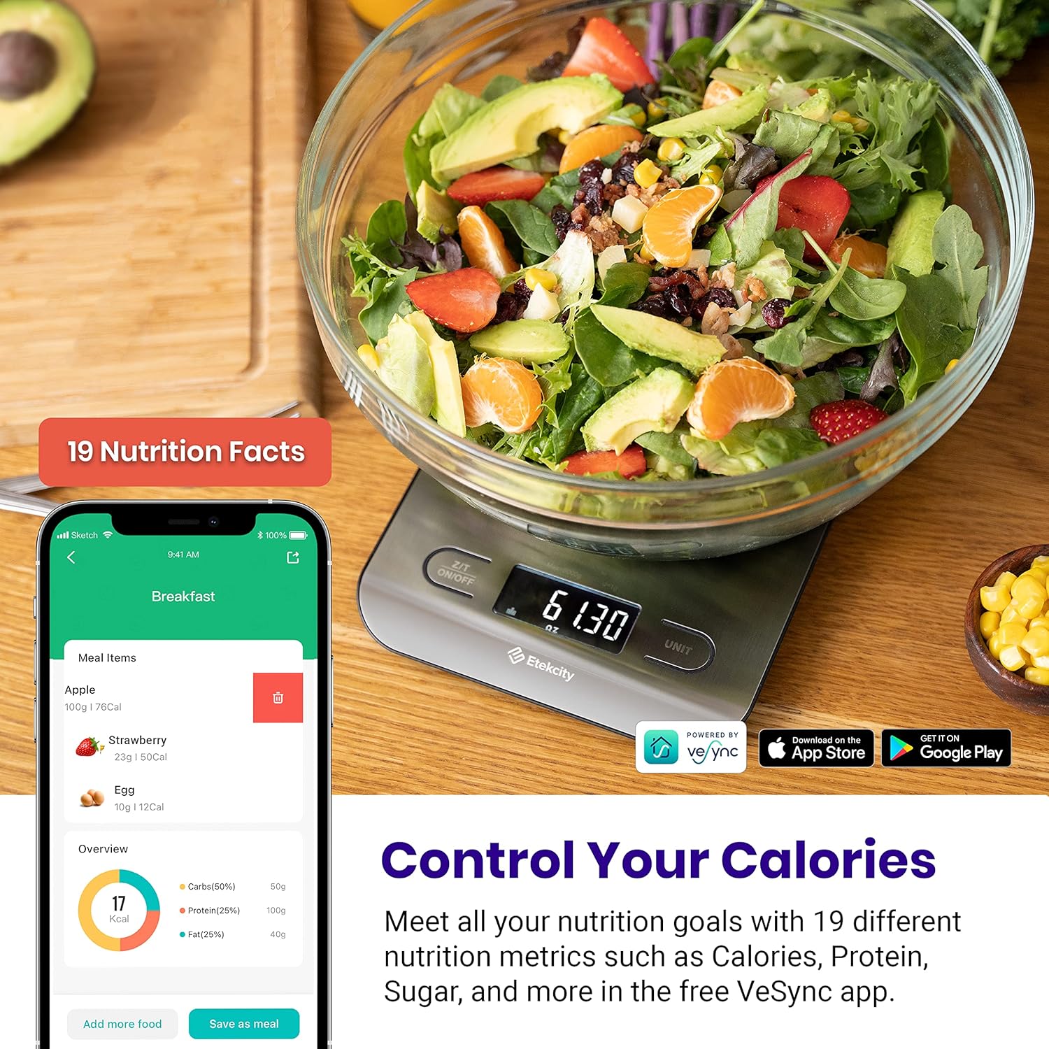 Food Nutrition Kitchen Scale D - Meal Prep For Weight Loss 评论和价格