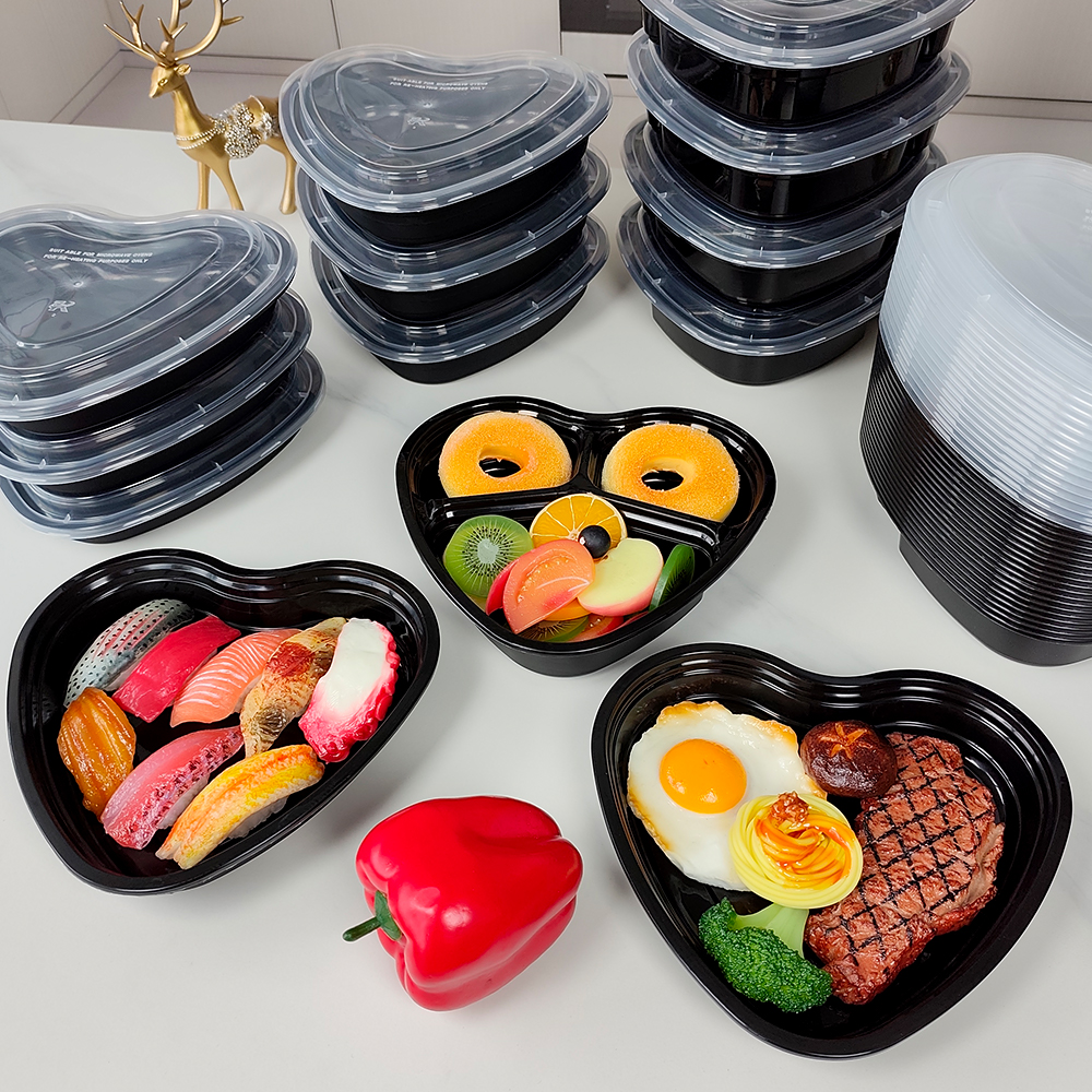 20 Pieces, Heart-Shaped Meal P - Meal Preparation 评论和价格