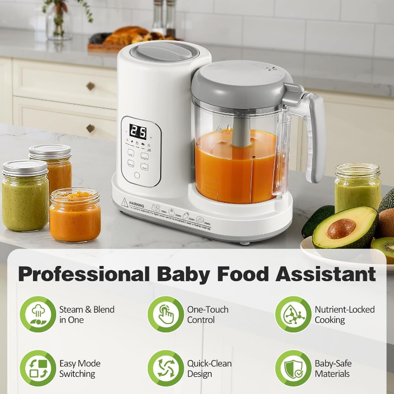 Baby Food Maker Steamer Blende - Meal Prep Healthy 评论和价格