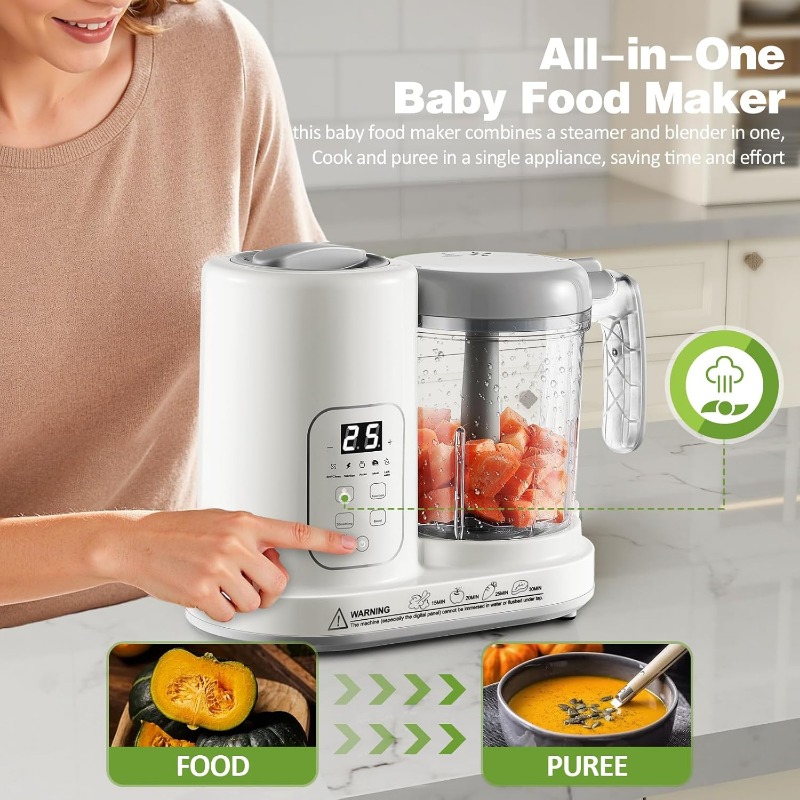 Baby Food Maker Steamer Blende - Meal Prep Healthy 评论和价格
