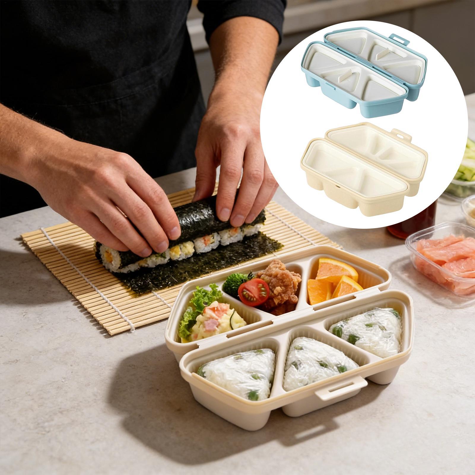 Sushi Mold Maker 6 Cavity Tria - Meal Prep Rice 评论和价格