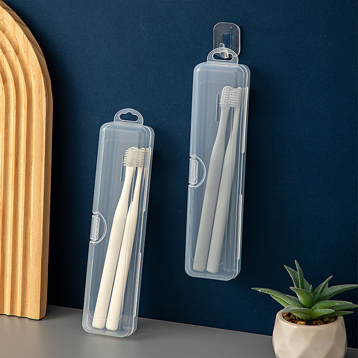 WORTHBUY Toothbrush Box Transp - Meal Prep Box 评论和价格