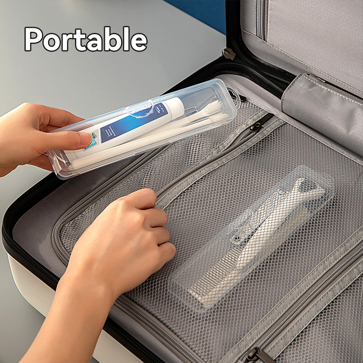 WORTHBUY Toothbrush Box Transp - Meal Prep Box 评论和价格