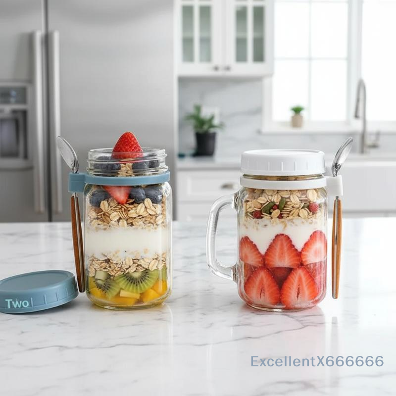 500ml Glass Container for Over - Meal Prep Healthy 评论和价格