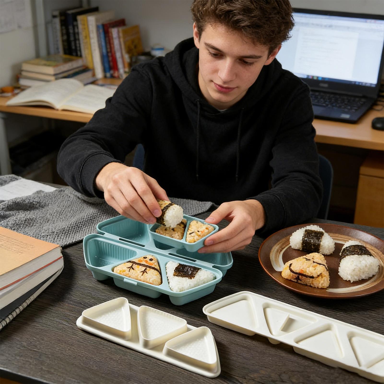 Rice Ball Maker Mold 6-Cavity  - Meal Prep Rice 评论和价格