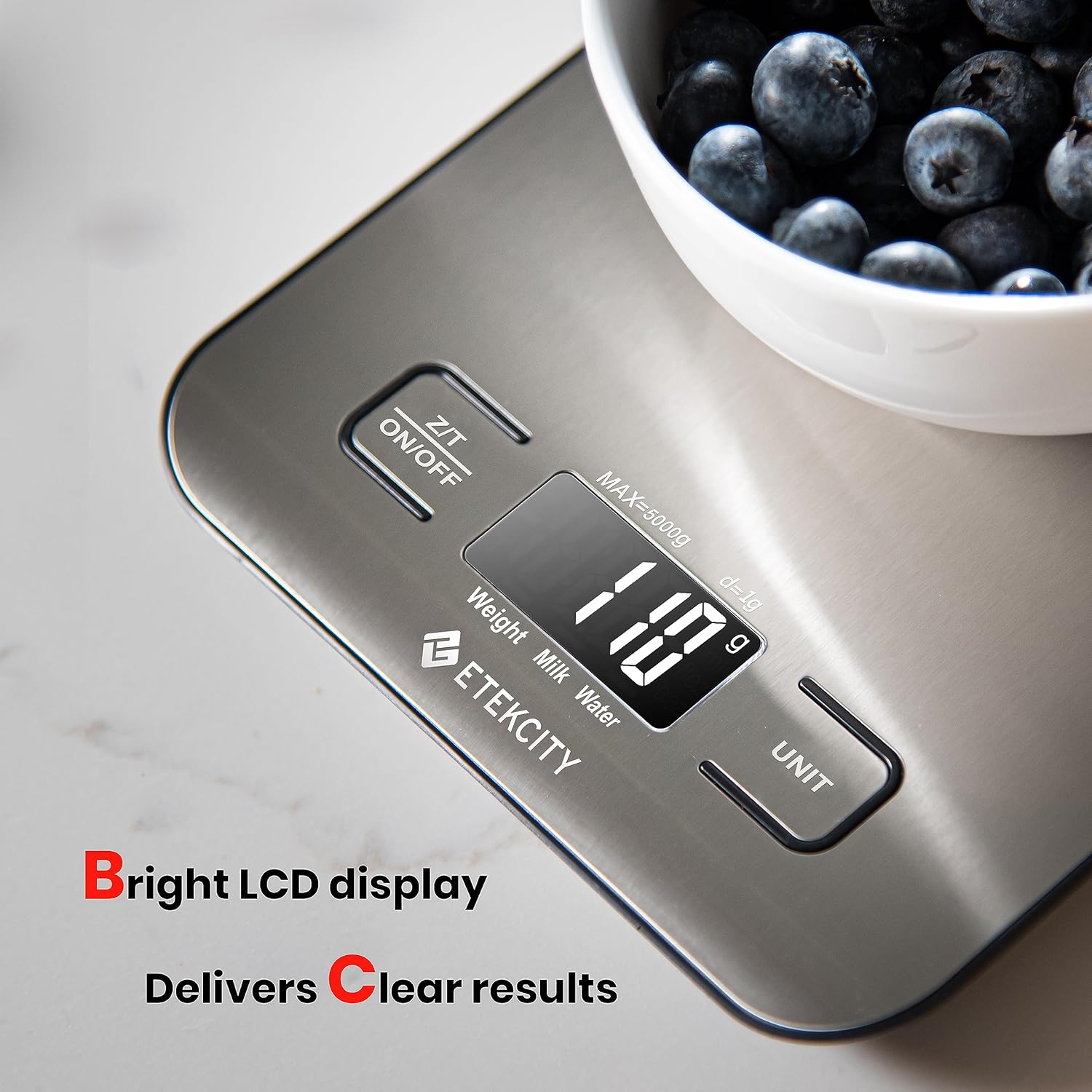 Digital Kitchen Scale for Weig - Meal Prep For Weight Loss 评论和价格
