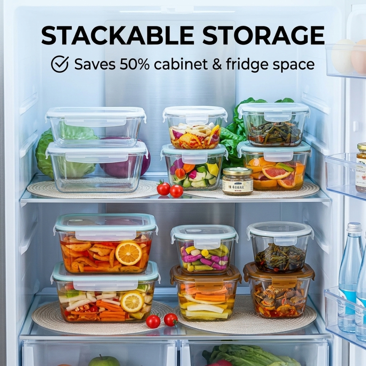 Large Capacity Borosilicate Gl - Meal Prep Box 评论和价格