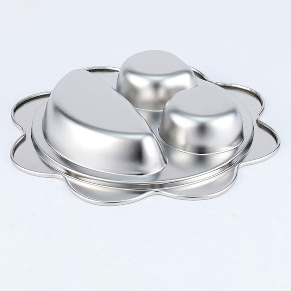 Stainless Steel Divided Plate  - Meal Prep Healthy 评论和价格