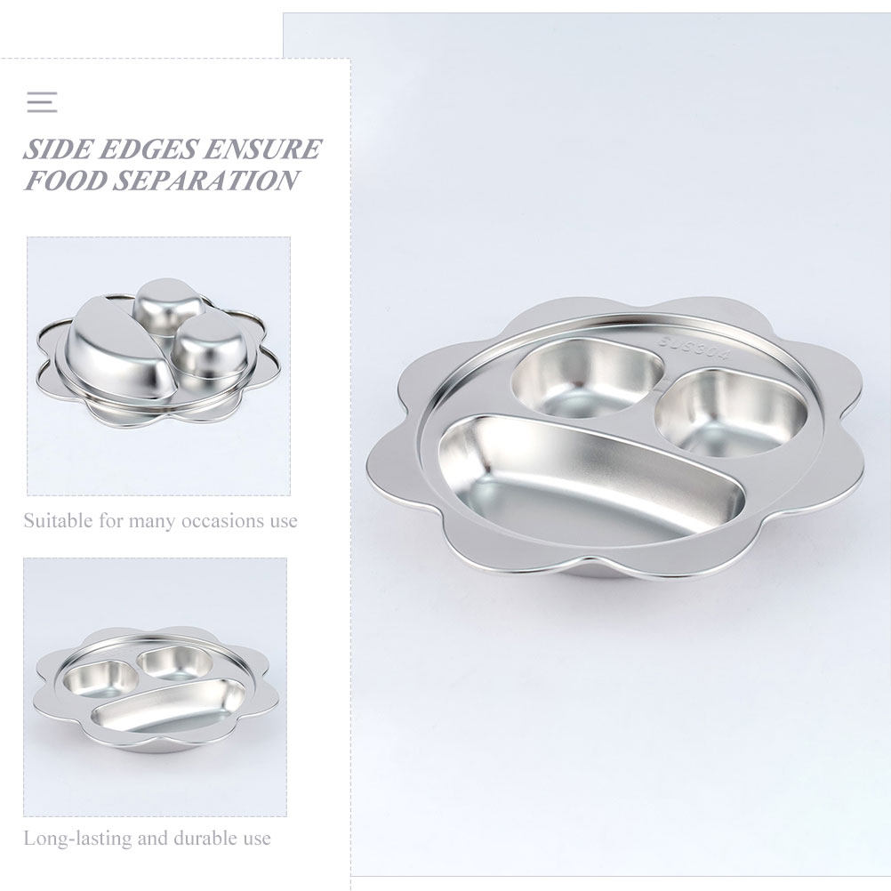 Stainless Steel Divided Plate  - Meal Prep Healthy 评论和价格