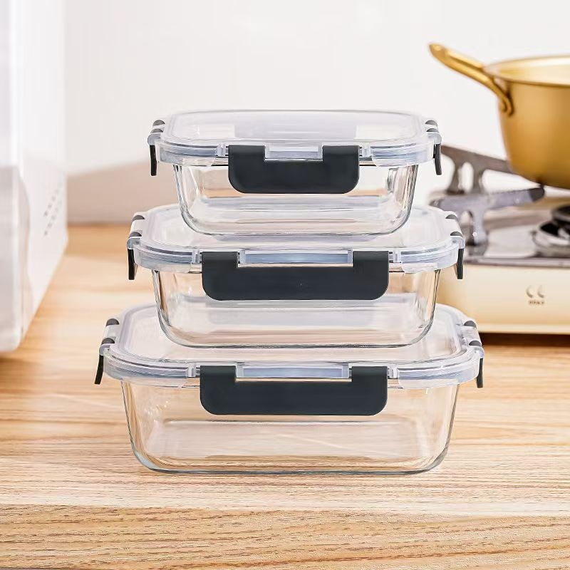 Glass Food Storage Container W - Meal Prep Box 评论和价格
